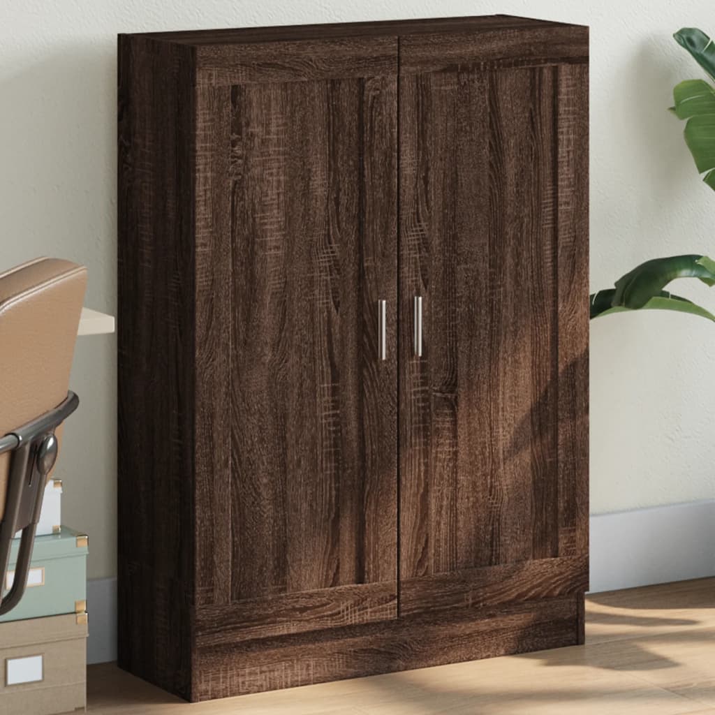 Bücherschrank Braun Eichen-Optik 82,5x30,5x115 cm Holzwerkstoff