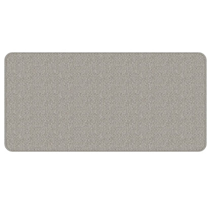 Tappeto passatoia effetto sisal tortora 50x100 cm