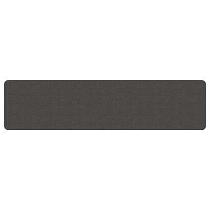 Tappeto passatoia effetto sisal antracite 50x200 cm