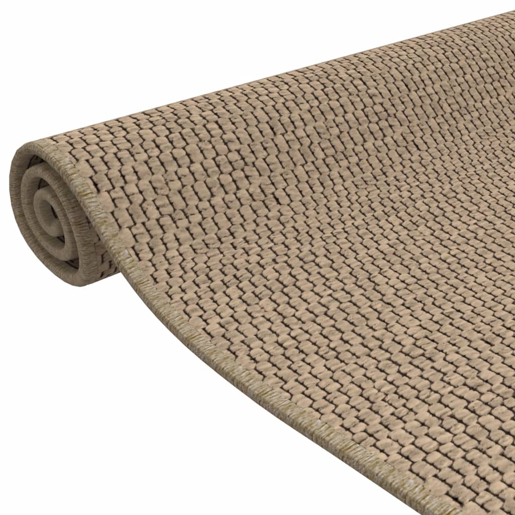 Teppichläufer Sisal-Optik Sandfarben 50x100 cm