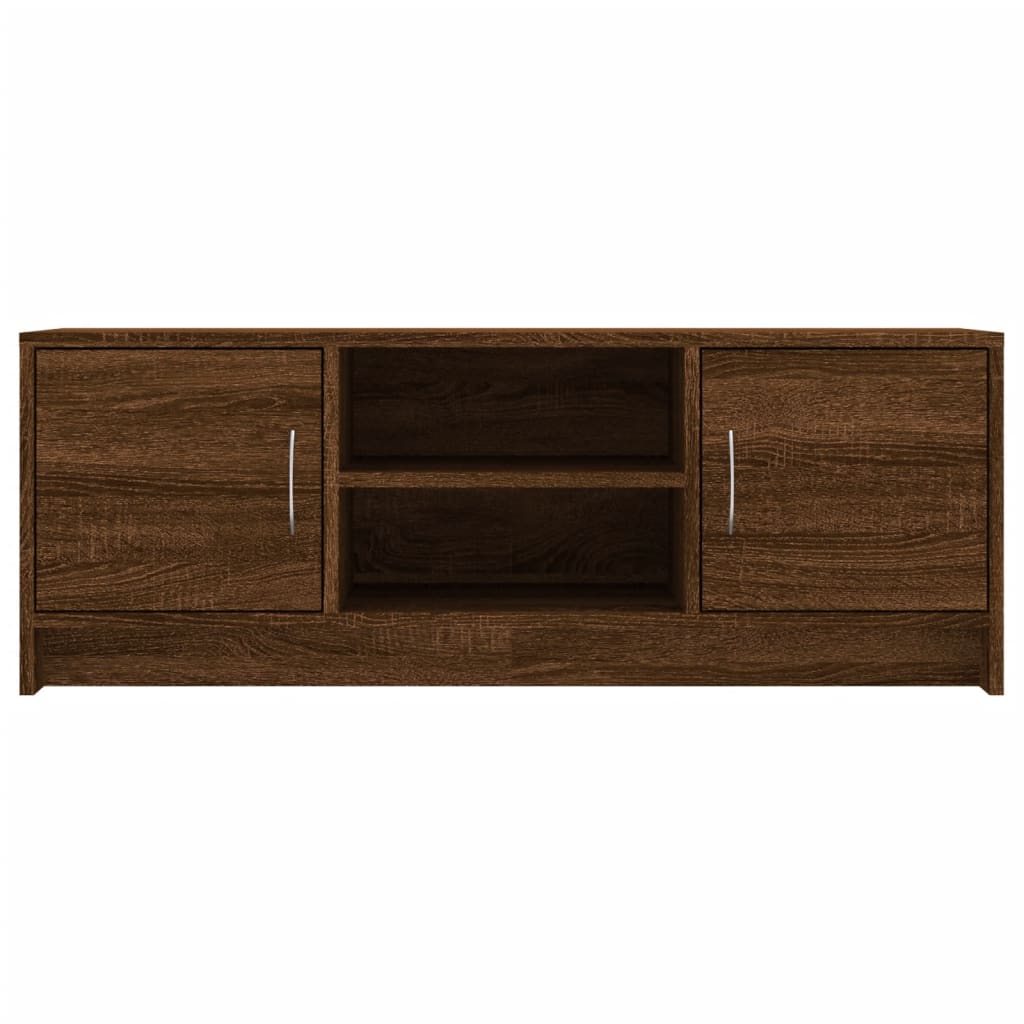 TV-Schrank Braun Eichen-Optik 102x30x37,5 cm Holzwerkstoff