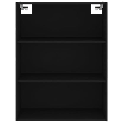 Highboard Schwarz 69,5x34x180 cm Holzwerkstoff