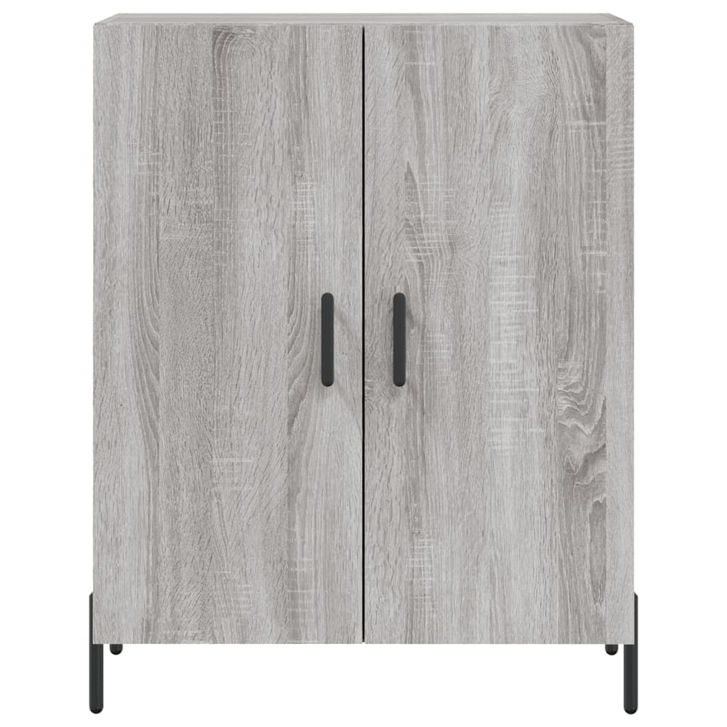 Highboard Grau Sonoma 69,5x34x180 cm Holzwerkstoff