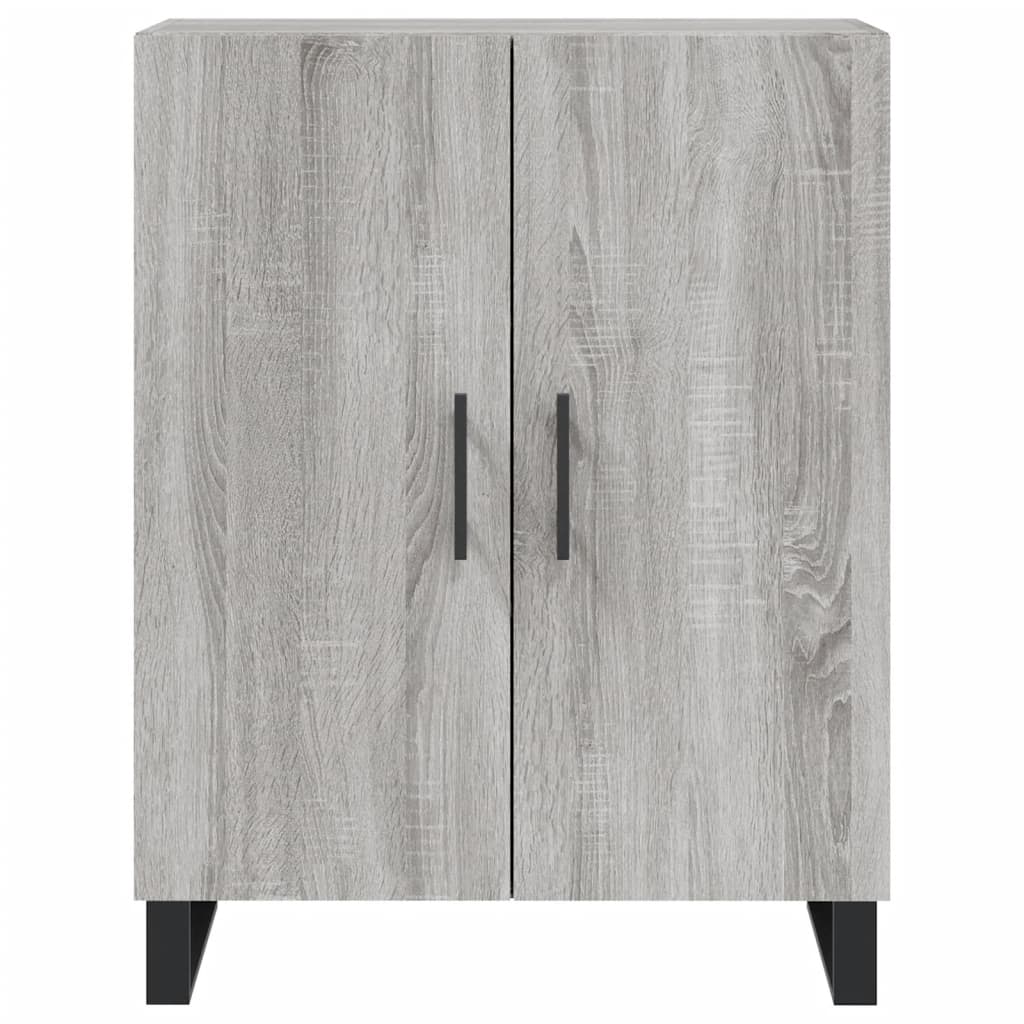 Highboard Grau Sonoma 69,5x34x180 cm Holzwerkstoff