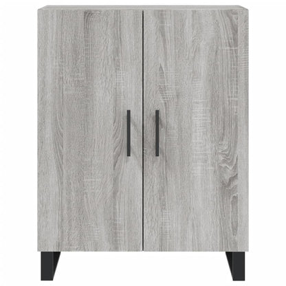 Highboard Grau Sonoma 69,5x34x180 cm Holzwerkstoff