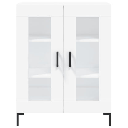 Highboard Weiß 69,5x34x180 cm Holzwerkstoff