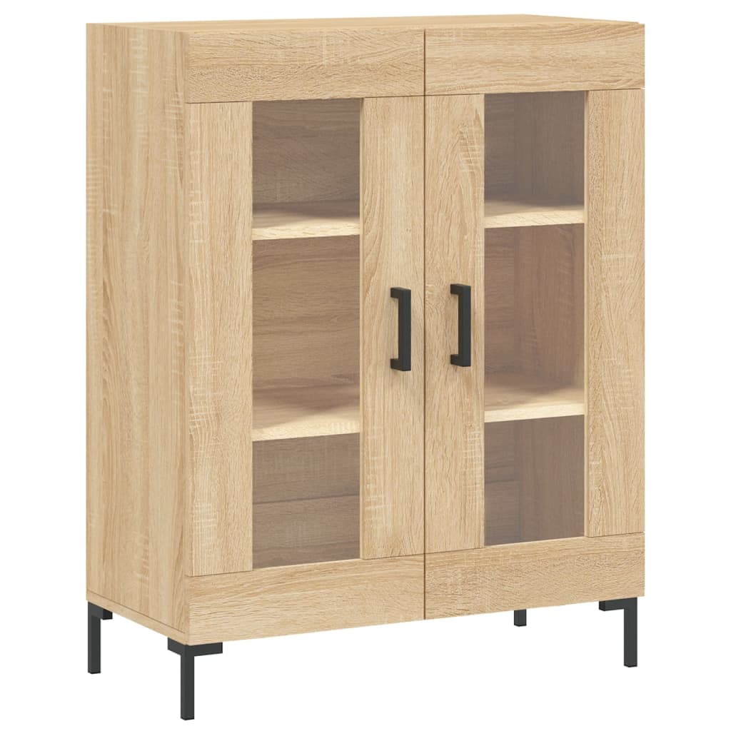 Highboard Sonoma-Eiche 69,5x34x180 cm Holzwerkstoff