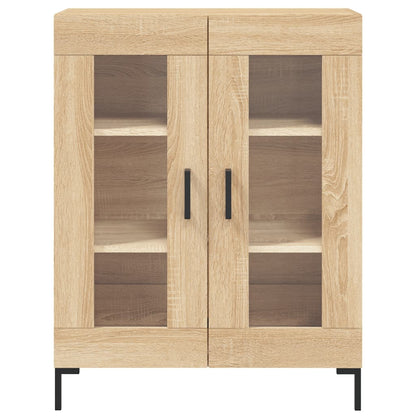 Highboard Sonoma-Eiche 69,5x34x180 cm Holzwerkstoff