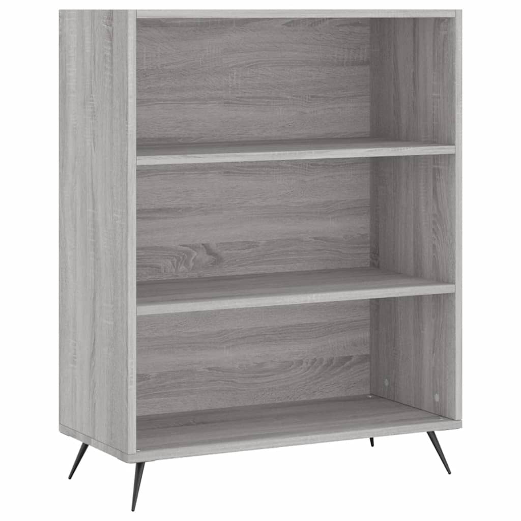 Highboard Grau Sonoma 69,5x32,5x180 cm Holzwerkstoff