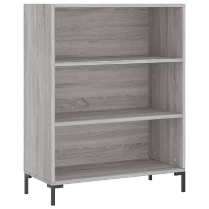 Highboard Grau Sonoma 69,5x32,5x180 cm Holzwerkstoff