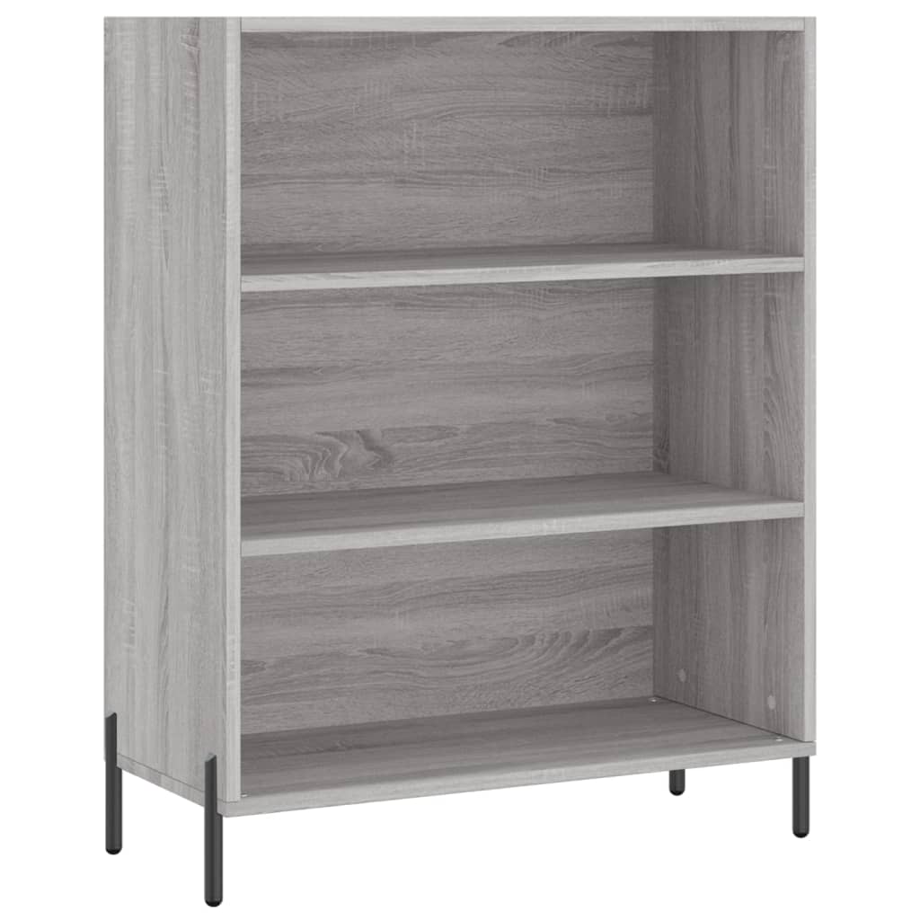 Highboard Grau Sonoma 69,5x32,5x180 cm Holzwerkstoff