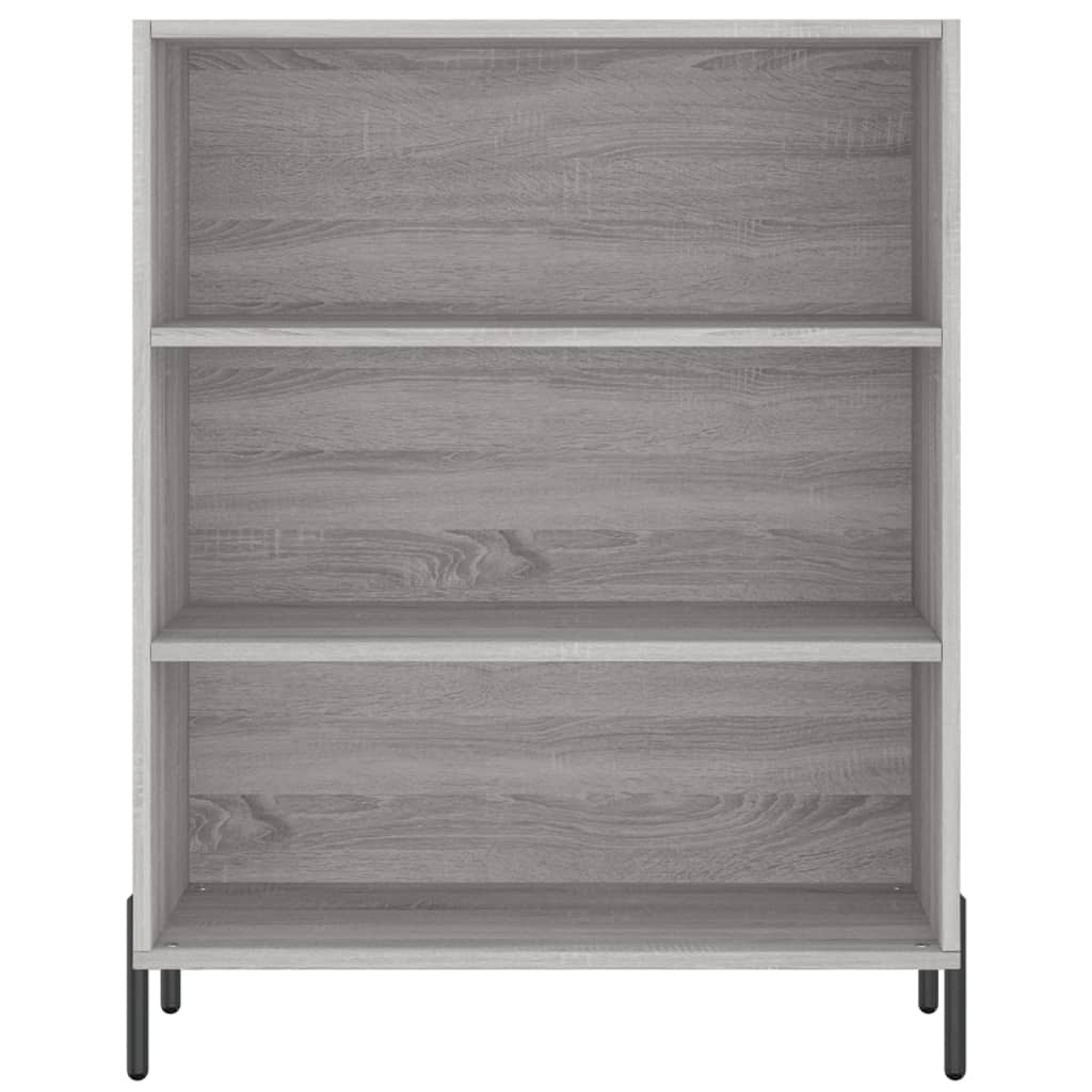 Highboard Grau Sonoma 69,5x32,5x180 cm Holzwerkstoff