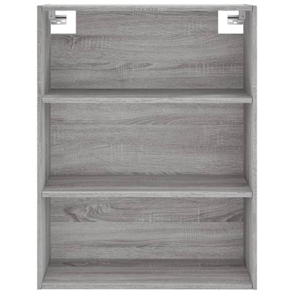 Highboard Grau Sonoma 69,5x32,5x180 cm Holzwerkstoff