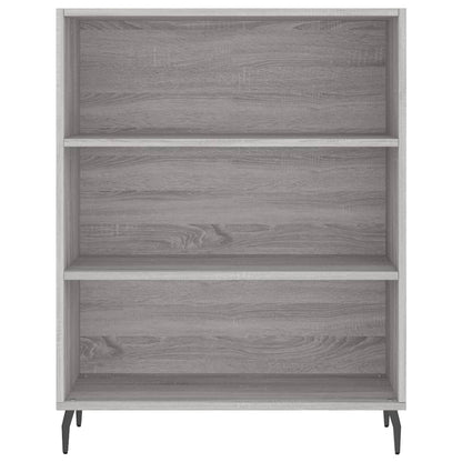 Highboard Grau Sonoma 69,5x32,5x180 cm Holzwerkstoff