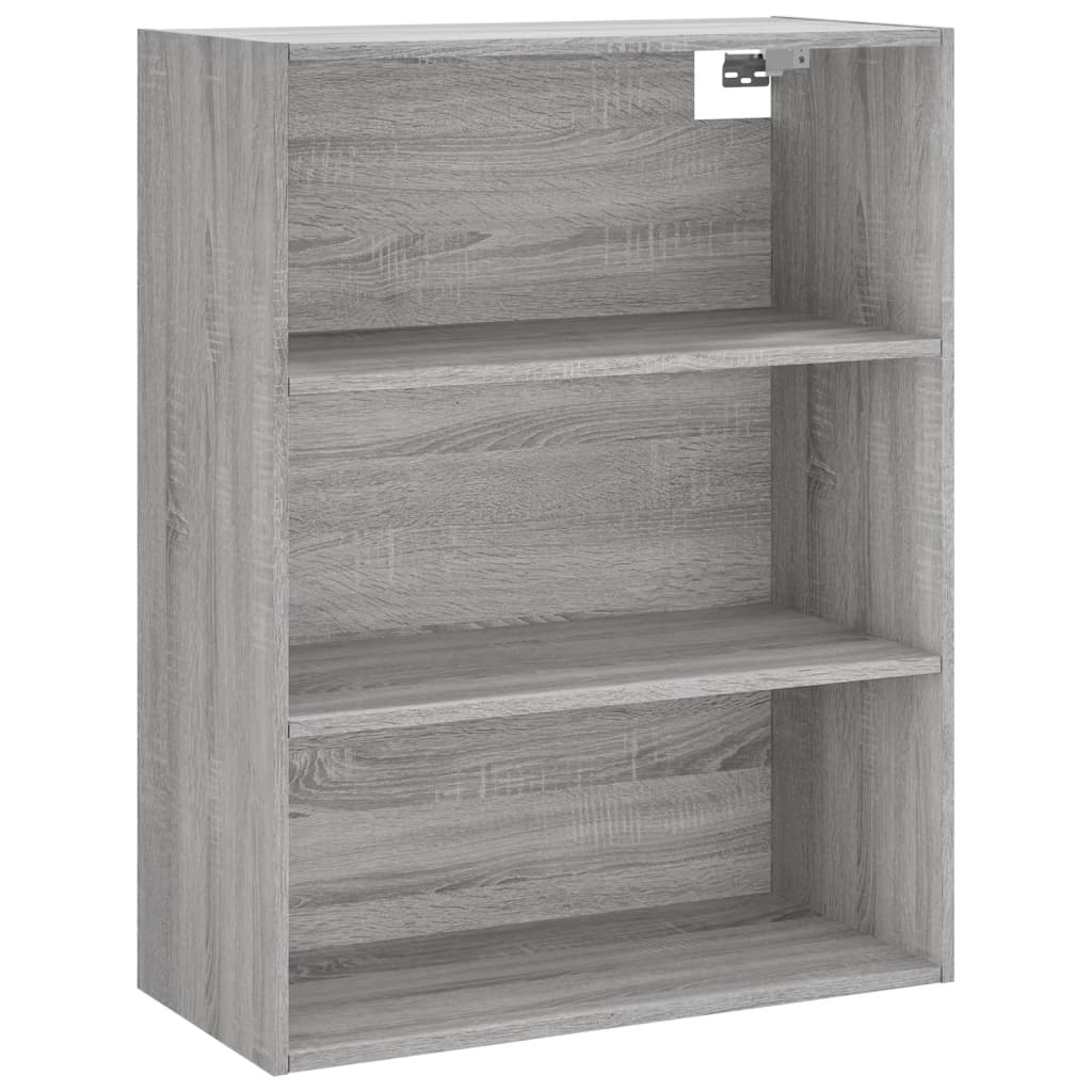 Highboard Grau Sonoma 69,5x32,5x180 cm Holzwerkstoff