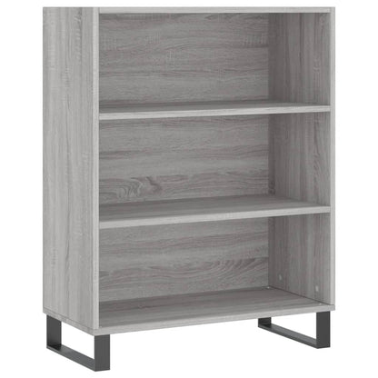 Highboard Grau Sonoma 69,5x32,5x180 cm Holzwerkstoff