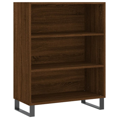 Highboard Braun Eichen-Optik 69,5x32,5x180 cm Holzwerkstoff