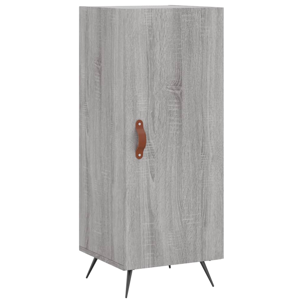 Highboard Grau Sonoma 34,5x34x180 cm Holzwerkstoff