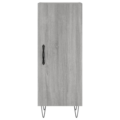 Highboard Grau Sonoma 34,5x34x180 cm Holzwerkstoff