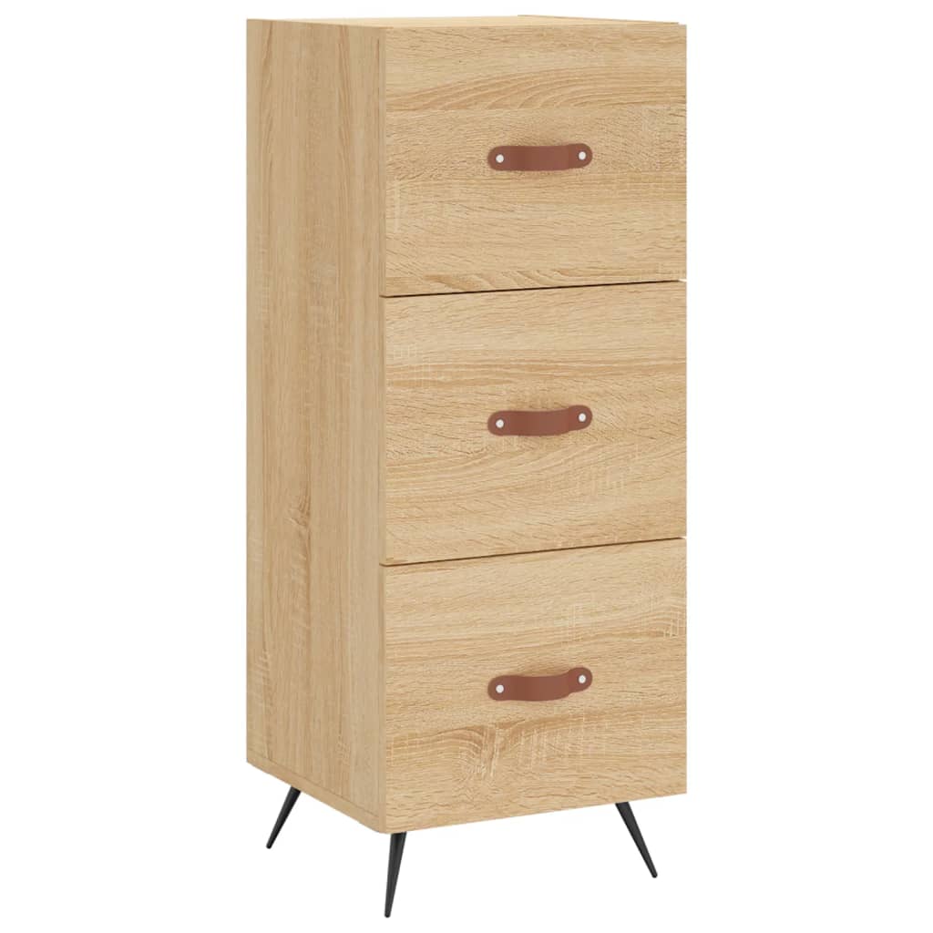 Highboard Sonoma-Eiche 34,5x34x180 cm Holzwerkstoff