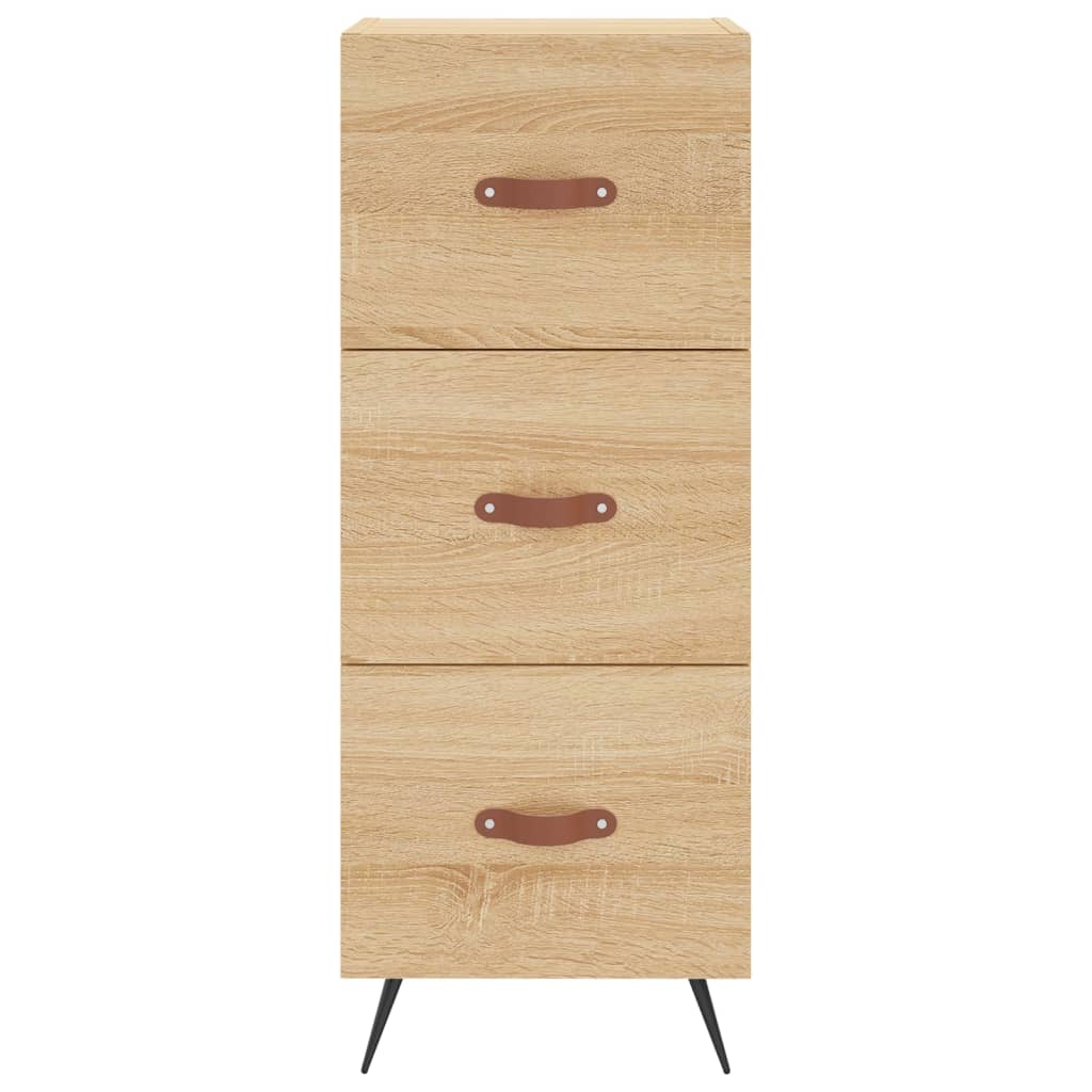 Highboard Sonoma-Eiche 34,5x34x180 cm Holzwerkstoff