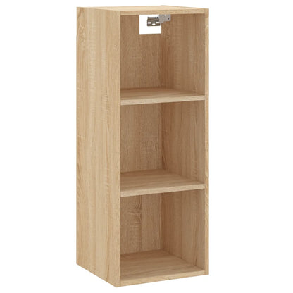 Highboard Sonoma-Eiche 34,5x34x180 cm Holzwerkstoff