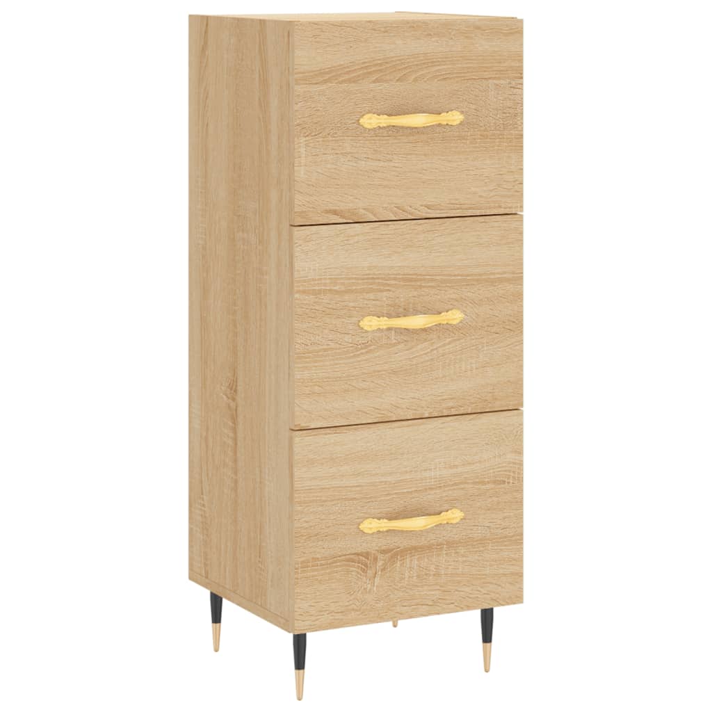 Highboard Sonoma-Eiche 34,5x34x180 cm Holzwerkstoff