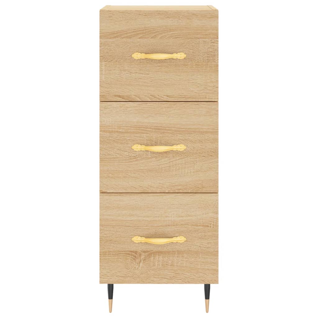 Highboard Sonoma-Eiche 34,5x34x180 cm Holzwerkstoff