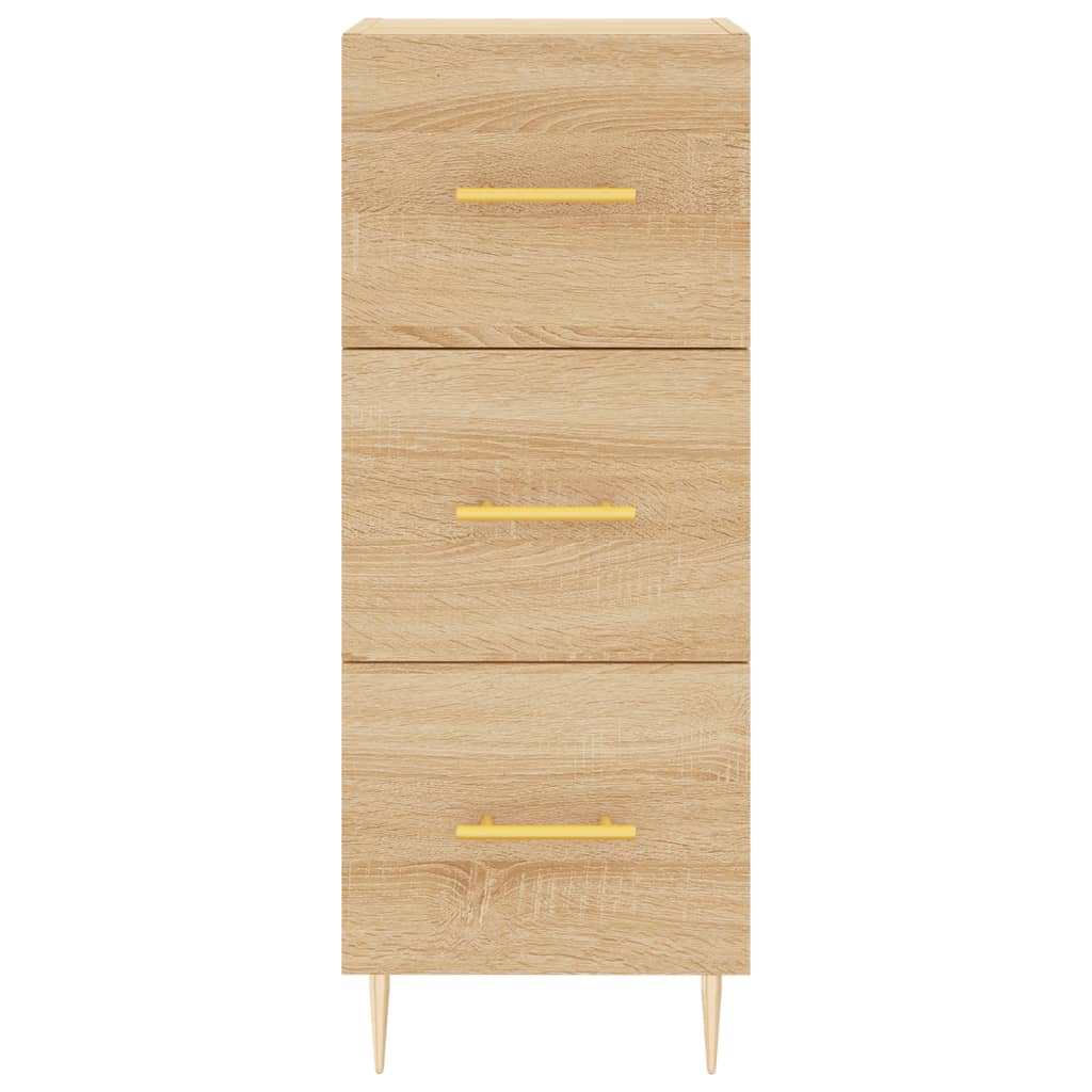 Highboard Sonoma-Eiche 34,5x34x180 cm Holzwerkstoff