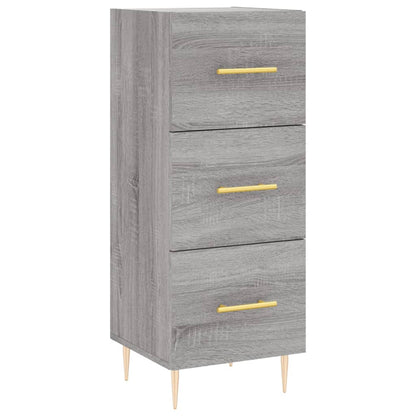 Highboard Grau Sonoma 34,5x34x180 cm Holzwerkstoff