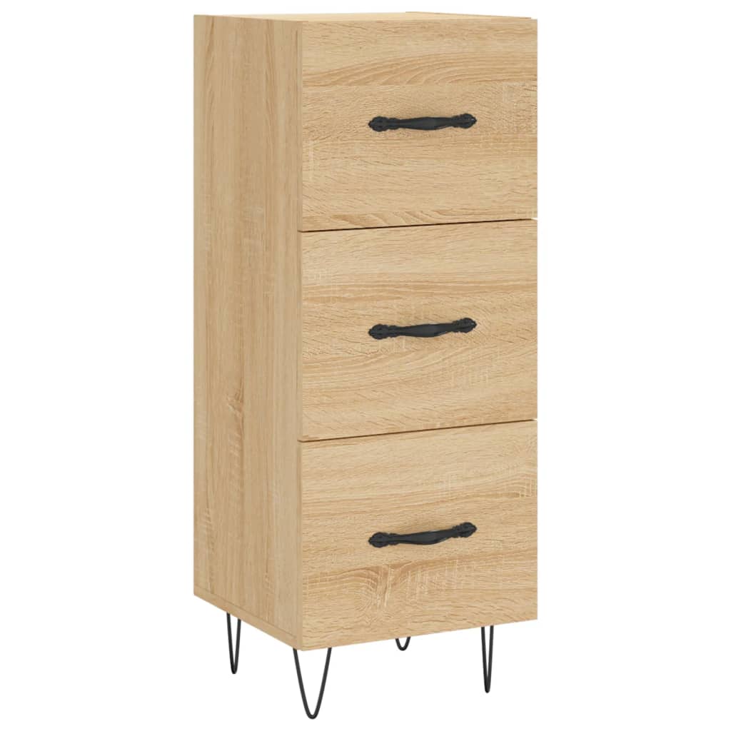 Highboard Sonoma-Eiche 34,5x34x180 cm Holzwerkstoff