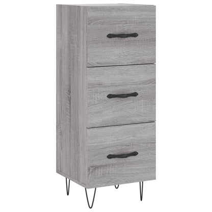 Highboard Grau Sonoma 34,5x34x180 cm Holzwerkstoff