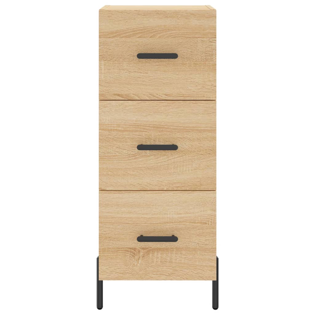 Highboard Sonoma-Eiche 34,5x34x180 cm Holzwerkstoff