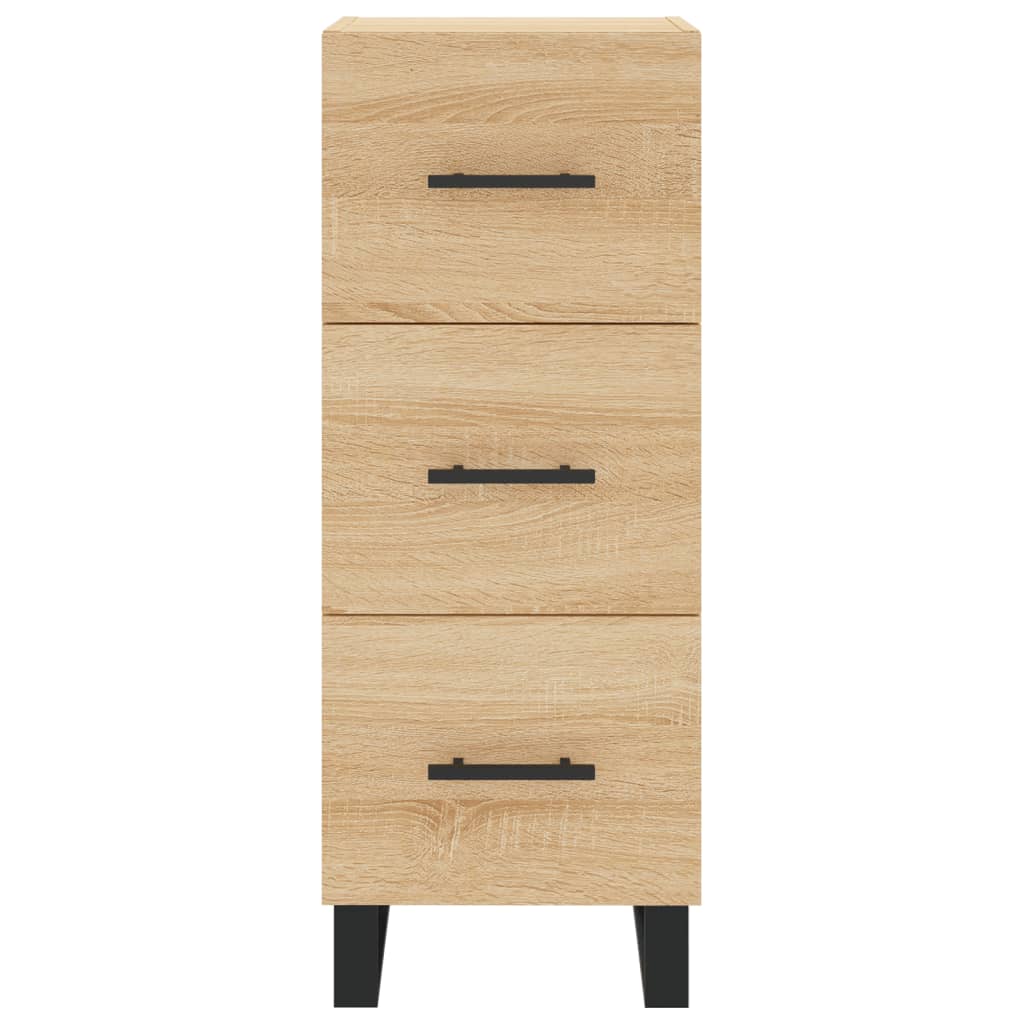 Highboard Sonoma-Eiche 34,5x34x180 cm Holzwerkstoff