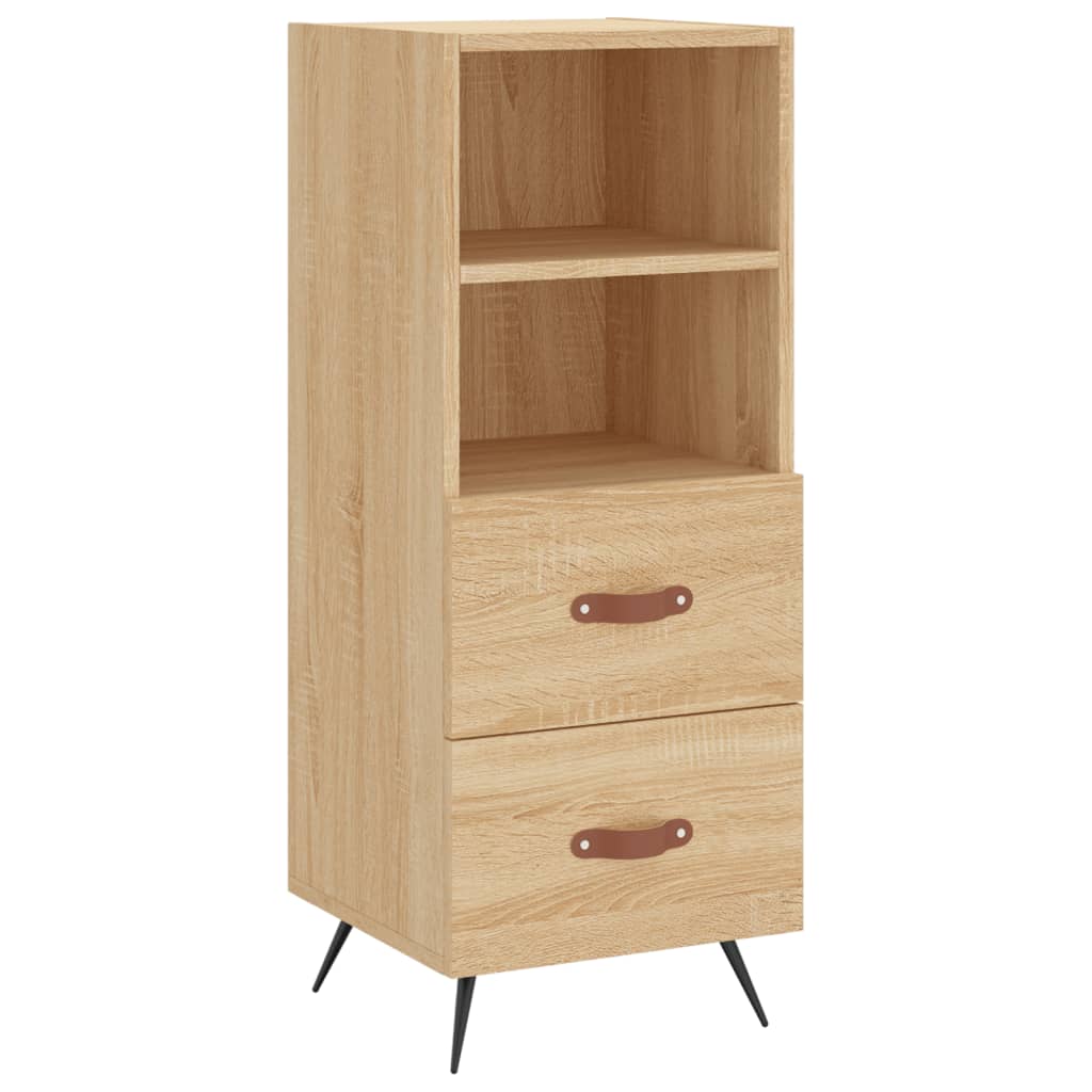 Highboard Sonoma-Eiche 34,5x34x180 cm Holzwerkstoff