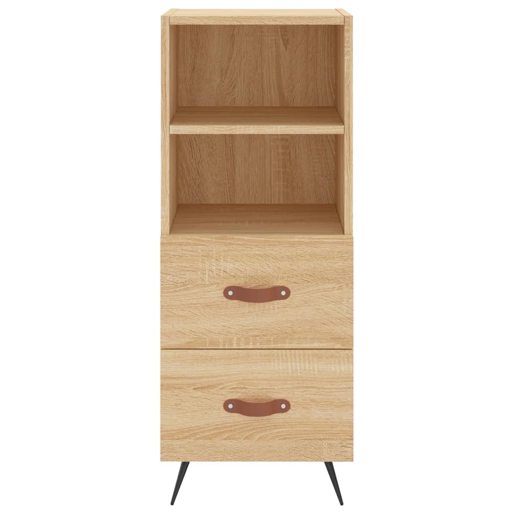 Highboard Sonoma-Eiche 34,5x34x180 cm Holzwerkstoff