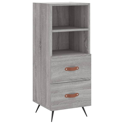 Highboard Grau Sonoma 34,5x34x180 cm Holzwerkstoff