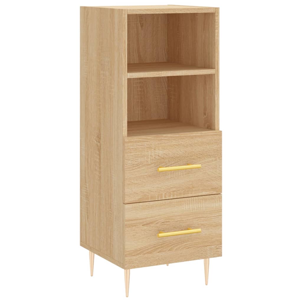 Highboard Sonoma-Eiche 34,5x34x180 cm Holzwerkstoff