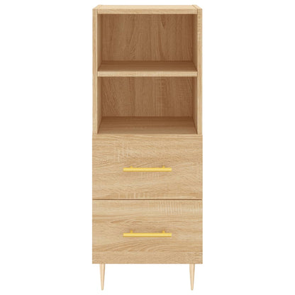 Highboard Sonoma-Eiche 34,5x34x180 cm Holzwerkstoff