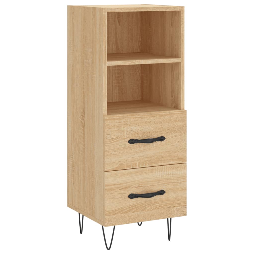 Highboard Sonoma-Eiche 34,5x34x180 cm Holzwerkstoff