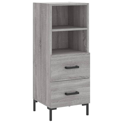 Highboard Grau Sonoma 34,5x34x180 cm Holzwerkstoff