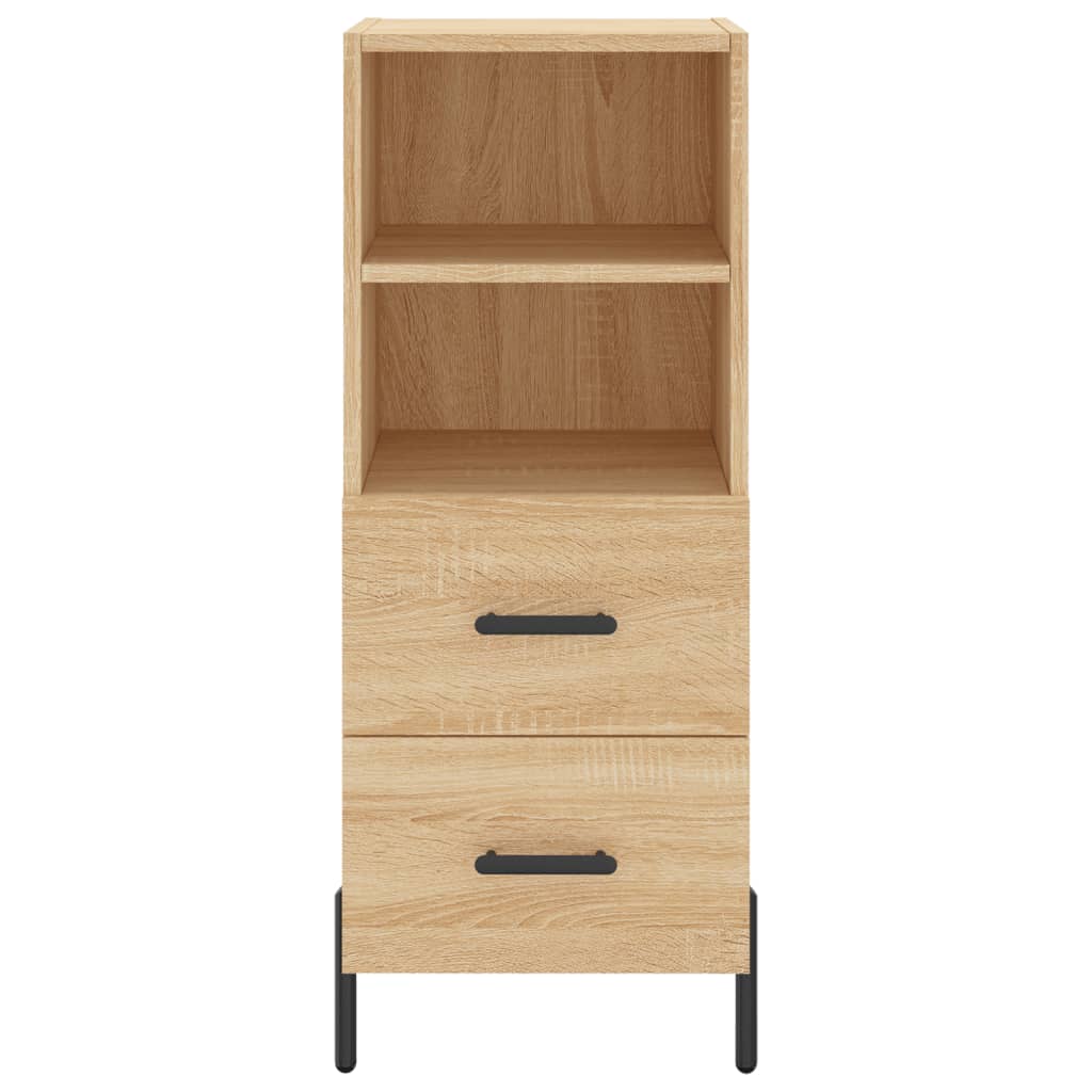 Highboard Sonoma-Eiche 34,5x34x180 cm Holzwerkstoff