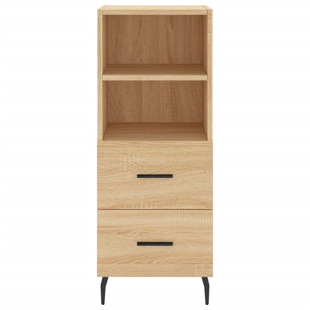 Highboard Sonoma-Eiche 34,5x34x180 cm Holzwerkstoff