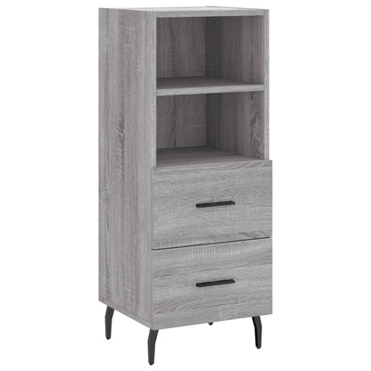 Highboard Grau Sonoma 34,5x34x180 cm Holzwerkstoff