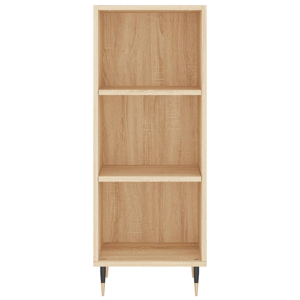 Highboard Sonoma-Eiche 34,5x32,5x180 cm Holzwerkstoff