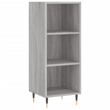 Highboard Grau Sonoma 34,5x32,5x180 cm Holzwerkstoff