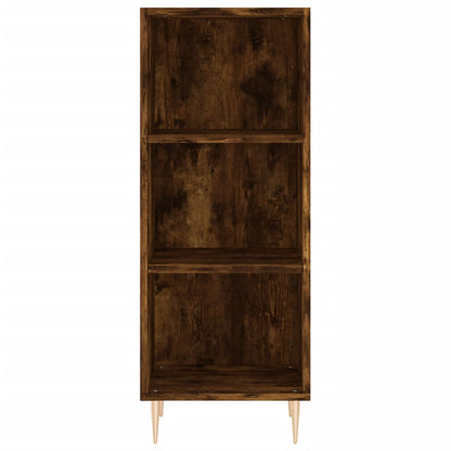 Highboard Räuchereiche 34,5x32,5x180 cm Holzwerkstoff