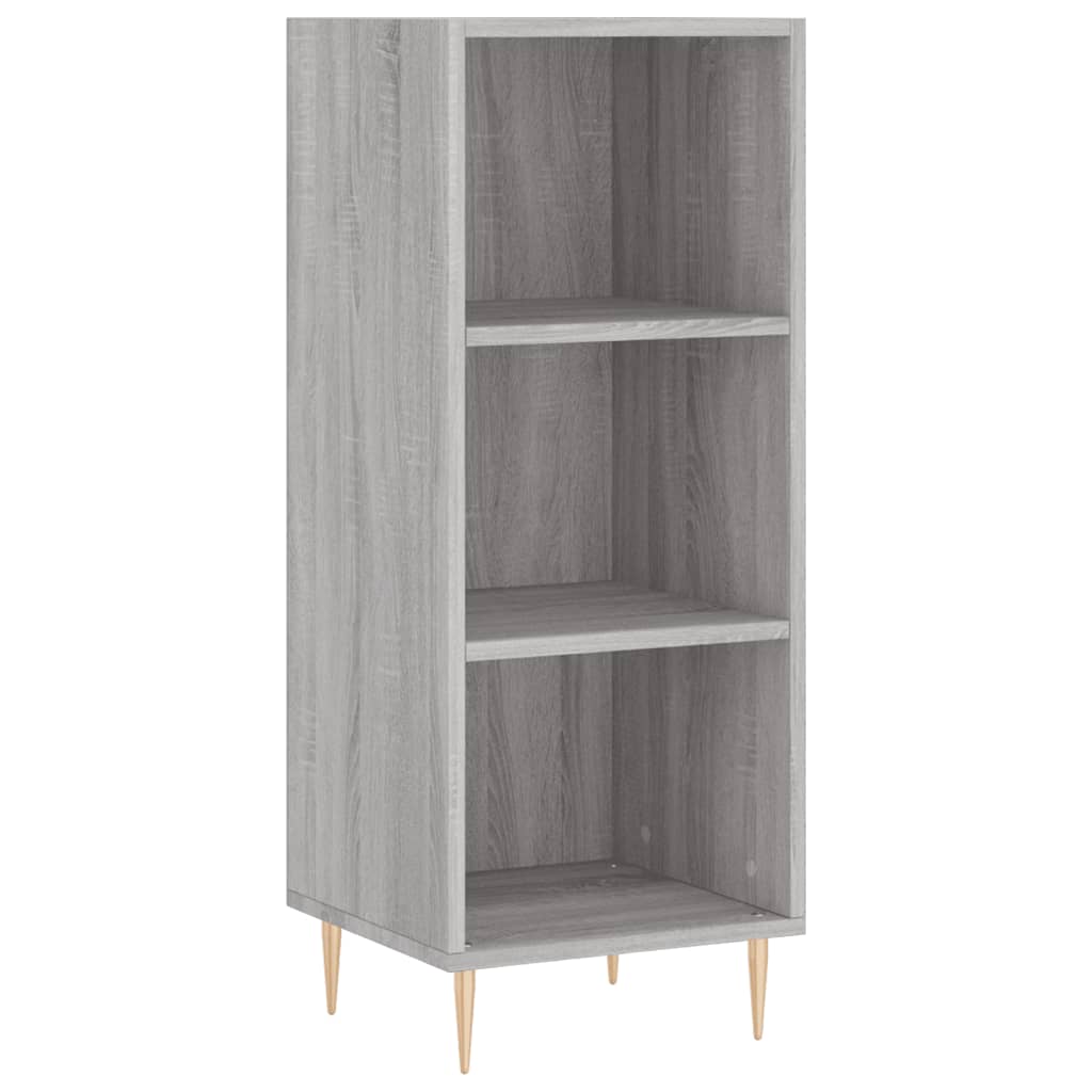 Highboard Grau Sonoma 34,5x32,5x180 cm Holzwerkstoff