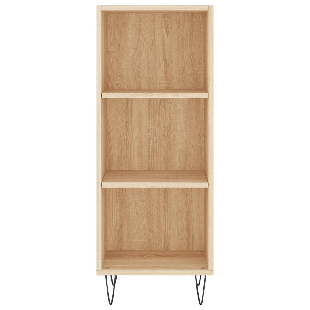 Highboard Sonoma-Eiche 34,5x32,5x180 cm Holzwerkstoff