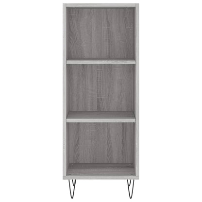 Highboard Grau Sonoma 34,5x32,5x180 cm Holzwerkstoff